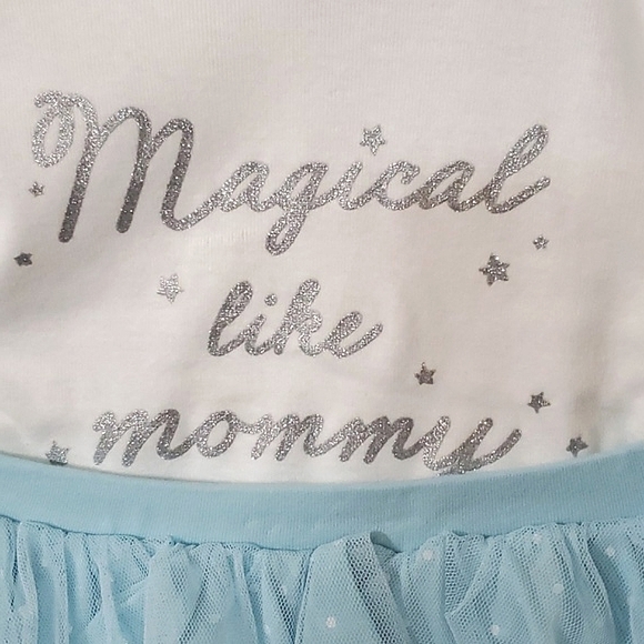 NWT New Carter's Magical Like Mommy Cream & Baby Blue (2) Piece Set 12 Months - Picture 5 of 7